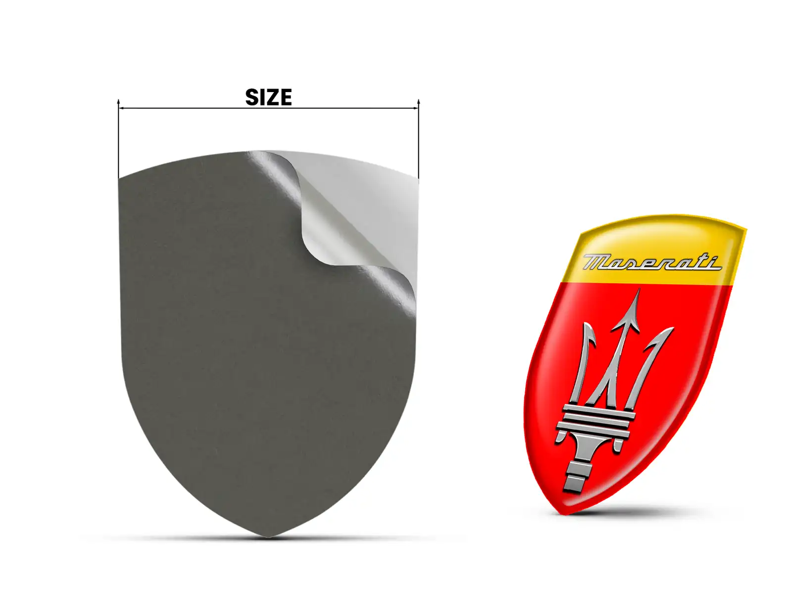 Maserati Adesivi Lunotto Posteriore Auto Tuning Stellari Sobri